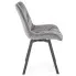 krzesło popielate Blubell