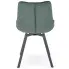 metalowe zielone krzesło Blubell