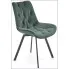 zielone metalowe krzesło Blubell