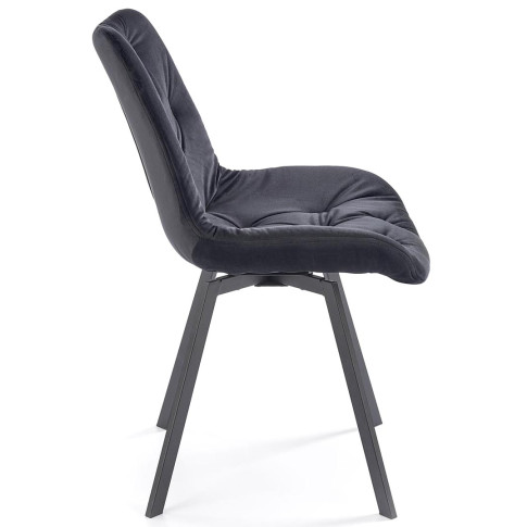 obrotowe krzesło czarne Blubell