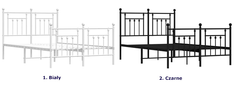 Dostępne kolory łóżek Ringo