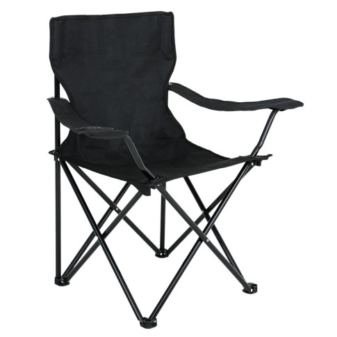 Czarne składane krzesło Blumbi 3X