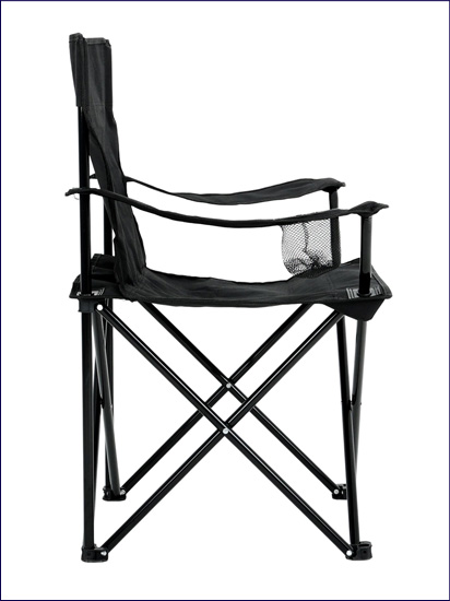 Krzesło kempingowe Blumbi 3X kolor czarny