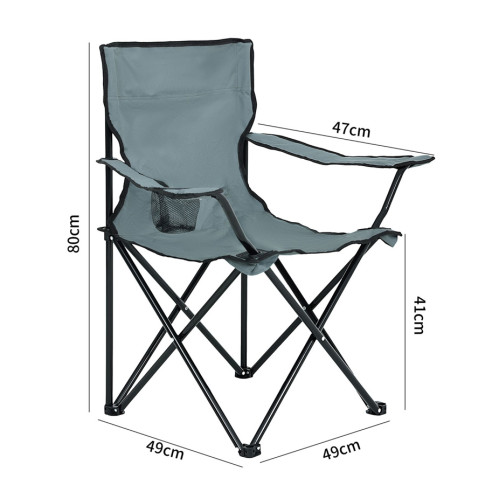 Wymiary szarego krzesła Blumbi 3X