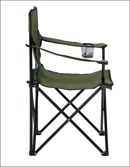 Kempingowe krzesło z zestawu Blumbi 4X kolor zielony