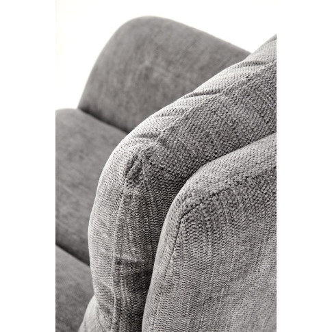 fotel popielaty tapicerowany Famino