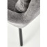 tapicerowane krzesło metalowe popiel Famino