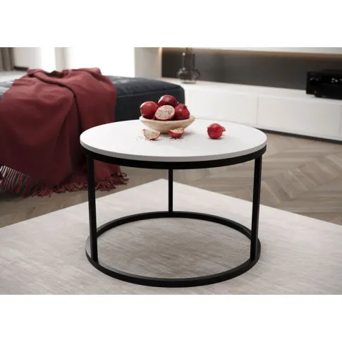 Salon z wykorzystaniem stolika kawowego Oxin