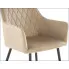 krzesło welwetowe beżowe Peony
