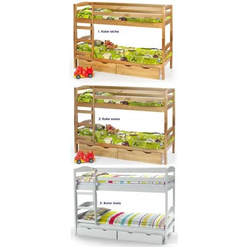 Zdjęcie Łóżko dla dzieci z szufladami na pościel Eskan | Edinos.pl