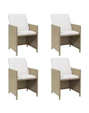 Zestaw czterech krzeseł ogrodowych - Lotis 5X w sklepie Edinos.pl