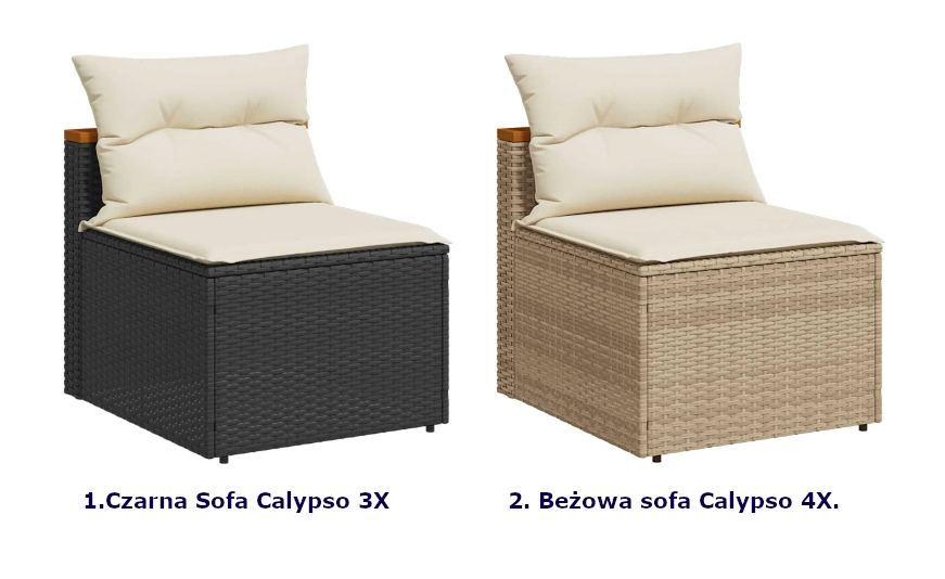Produkt Modułowa sofa ogrodowa - Calypso 3X