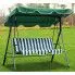 Zdjęcie zielona huśtawka z daszkiem do ogrodu Pexa | Edinos.pl