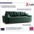 Zielona sofa z funkcją spania Artaxa
