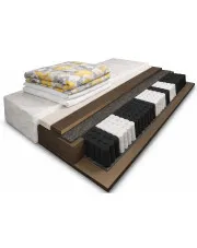 Materac sprężynowy kieszeniowy H3 Vizo - 4 rozmiary w sklepie Edinos.pl