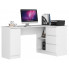 Zdjęcie produktu Białe biurko w kształcie litery l - Osmen 4X.