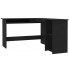 Zdjęcie produktu Czarne biurko w kształcie litery l - Merfis 3X.