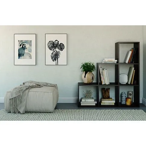 Zdjęcie regał schodkowy do salonu wenge Cesaro 6X | Edinos.pl