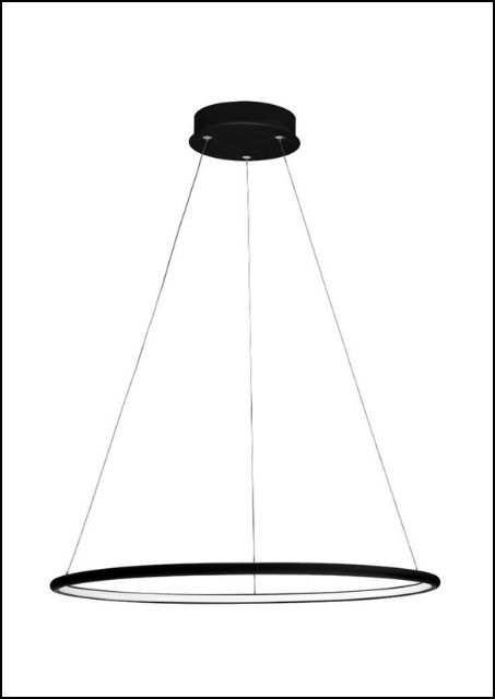 Nowoczesna okrągła lampa led - Z660-Tabou