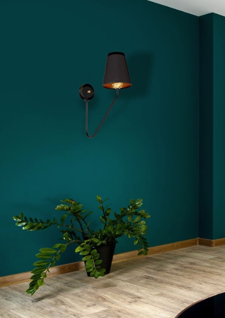 Nowoczesny czarny kinkiet - K425-Tino