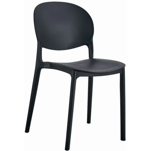 Czarne krzesło na taras Mozino
