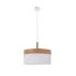 Biało drewniana lampa wisząca - K453-Rame