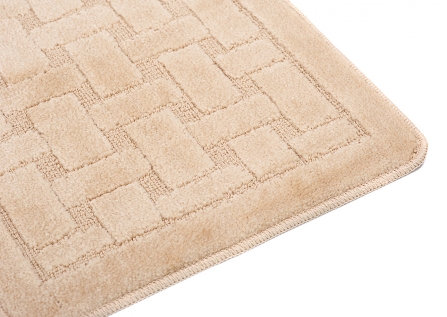 beżowy dywanik do lazienki deso 4X