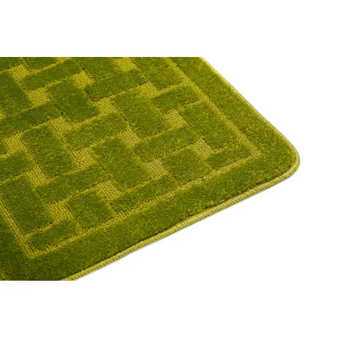 Komplet zielonych dywaników do łazienki Deso 4X