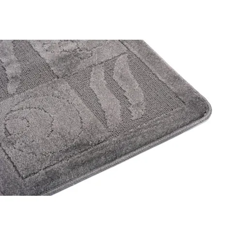 Szary komplet dywaników łazienkowych Frumo 4X