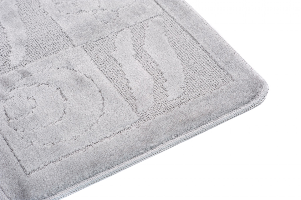 szary zestaw dywaników do lazienki Sensi 4X