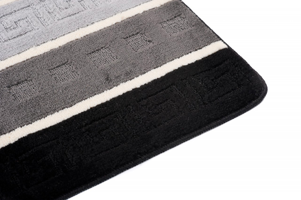 czarny komplet dywanik do lazienki gomos 5X