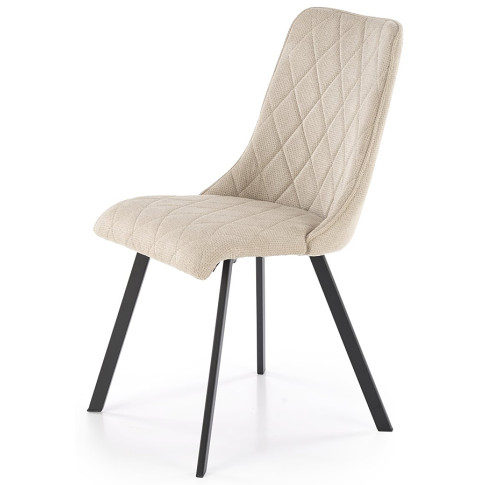beżowe tapicerowane krzesło Semir