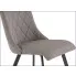 krzesło pikowane popielate Semir