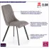 metalowe krzesło popielate Semir