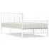 Białe industrialne łóżko Romaxo