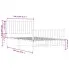 Wymiary łóżka metalowego 100 cm