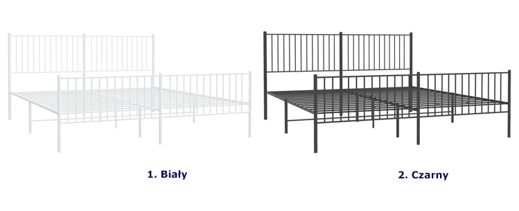 Dostępne kolory łóżek Fiver