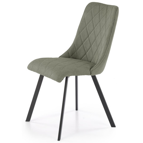 oliwkowe tapicerowane krzesło Semir