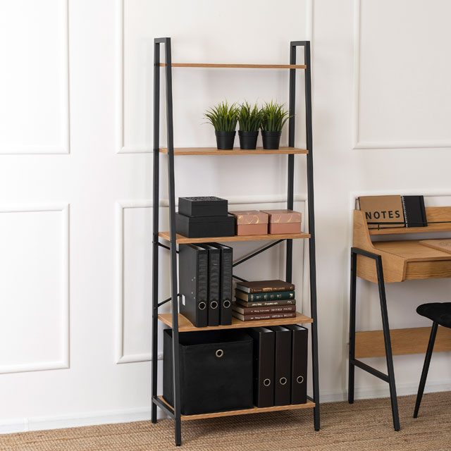 Wysoki loftowy regał otwarty Firlox