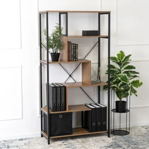 regal na książki w stylu industrialnym Diho