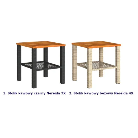 Kolory stolika kawowego Nereida