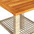 Nereida 4X stolik z drewnem akacjowym