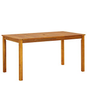 Prostokątny stół z drewna akacjowego - Kyrene w sklepie Edinos.pl