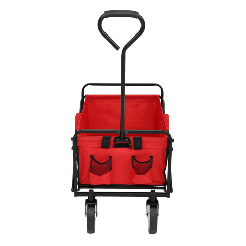 Czerwony wózek z kieszonkami Froslin