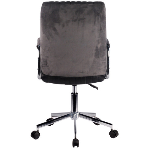 Obrotowe krzesło Tevors kolor szary