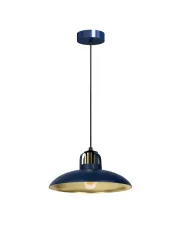 Industrialna lampa wisząca granatowa - K483-Falos