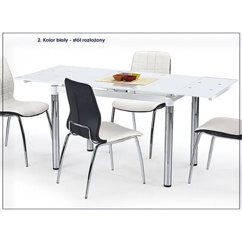 Szczegółowe zdjęcie nr 4 produktu Rozkładany stół Adelos - czarny