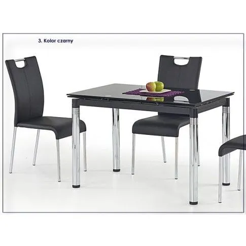 Szczegółowe zdjęcie nr 5 produktu Rozkładany stół Adelos - czarny