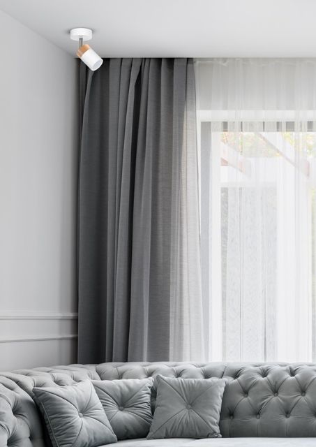 Biała lampa sufitowa - K470-Fiorenzo