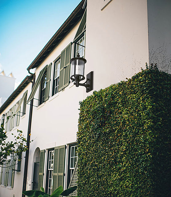 Czarny elewacyjny kinkiet elegancki A449-Akromi